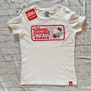 2016 Johnny Cupcakes X Hello Kitty Sanrio Collectors Tee Womens Fitted Large